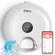 iPettie Donut Frost vue face fermée montrant design pratique et gain de place