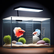 iPriro aquarium face avant montrant design élégant et occupation décorative