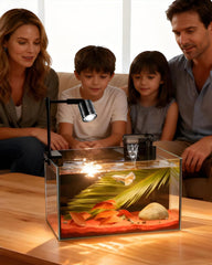iPriro gros plan verre 4mm ultra-clair pour observation nette des poissons