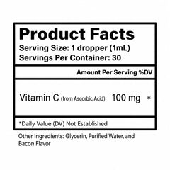 iVitamins texture des gouttes liquide illustrant absorption rapide