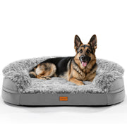 iweepet vue avant du canapé-lit grand format, confort et soutien visibles