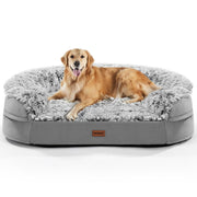 iweepet lit gris face avant montrant confort et style