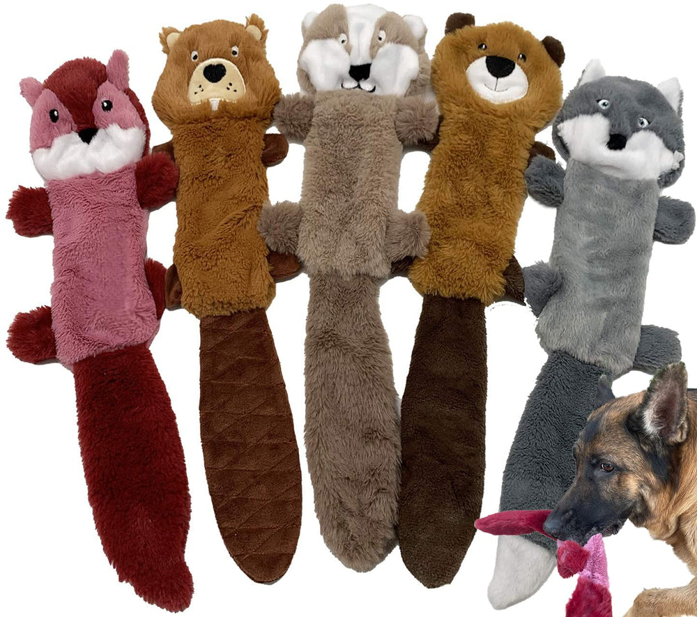 Jalousie ensemble de cinq jouets sans rembourrage pour jeu durable