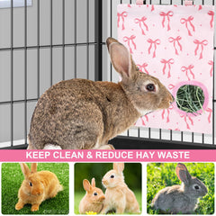 JarThenaAMCS lapin tirant le foin du sac, accès facile et propre
