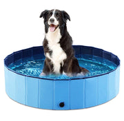 Jasonwell piscine pliable vue de face montrant stabilité et ouverture rapide