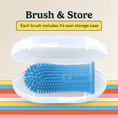 Jasper atteignant molaires arrière pour nettoyage complet