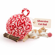 JAYU PET balle rouge face avant montrant emballage et taille pratique