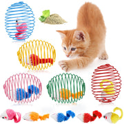 Jecery emballage avant montrant le lot de 5 jouets colorés pour stimulation active