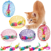 Jecery emballage avant montrant le lot de 5 jouets colorés et attractifs