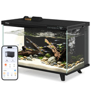 Jengu M1 vue avant du bac en verre montrant clarté et design compact