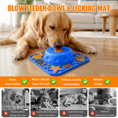 JHMFDDSB tapis à lécher texture océan pour stimuler et ralentir le chien