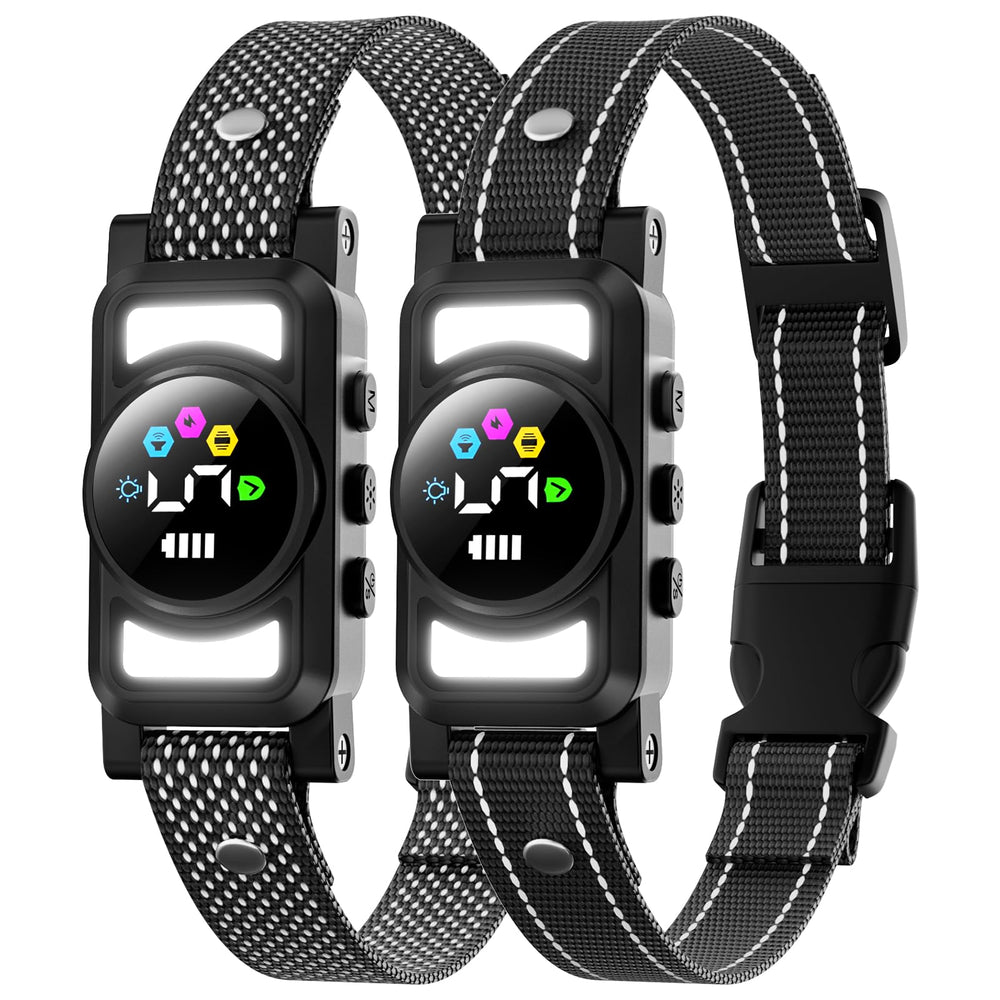 Jicawz collier face avant montrant l'écran et design pour un contrôle facile