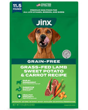 Jinx sac 11,5 lb visible de face montre l'emballage et l'identité