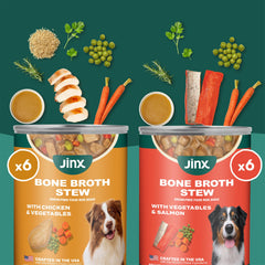 Gros plan Jinx sur poulet et saumon illustrant protéines naturelles et qualité