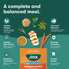Jinx gros plan sur morceaux de poulet assurant une apparence savoureuse