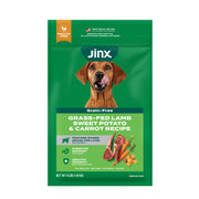 Jinx paquet 4lb face avant montrant la formulation sans céréales
