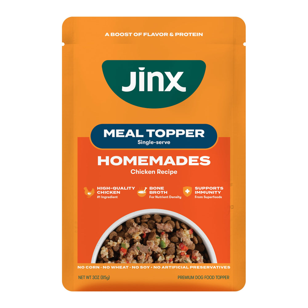Jinx sachet devant montrant l'emballage et l'accessibilité pratique
