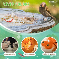 JINYEAH lotus et poisson ensemble pour composition décorative harmonieuse