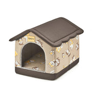 Jiupety maison pour chien vue de face offrant confort et sécurité