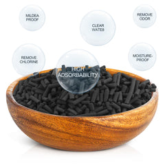 JODDMTTY granulés installés dans un filtre interne démontrant filtration efficace et circulation