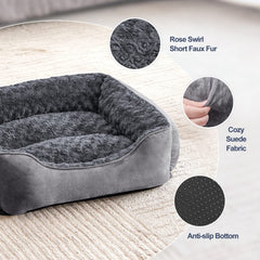 JOEJOY gros plan fausse fourrure rose swirl pour chaleur tactile