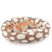JOEJOY vue avant du panier donut marron, design élégant et confort
