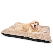 JOEJOY vue de face du tapis beige pour cage, confort immédiat