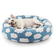 JOEJOY vue de face du lit donut montrant forme ronde et confort