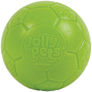 Jolly Pets ballon soccer avant packaging montrant forme et couleur apple green, durable