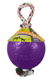 Jolly Pets balle violette vue de face, prise en main facile et rebond dynamique
