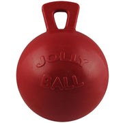 Jolly Pets vue avant de la balle 10" avec poignée montrant design robuste