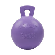 Jolly Pets balle 10 pouces face avant montrant couleur violet et durabilité