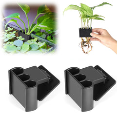 joqepy support devant l'emballage montrant deux porte-plantes, solution gain de place