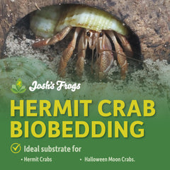 Gros plan sur la texture du mélange Josh's Frogs montrant sable et fibre de coco pour fouissage