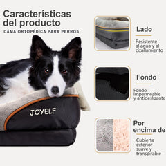 JOYELF détail du bord rembourré offrant appui moelleux pour le cou