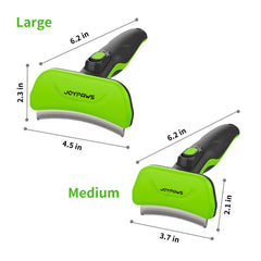 JOYPAWS brosse utilisée sur chien moyen réduisant chute de poils