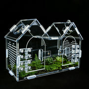 Generic terrarium vue frontale en acrylique offrant observation claire