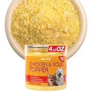 Just Try emballage avant montrant poulet et jaune d'œuf, attrait naturel