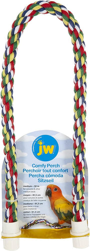 JW perchoir face avant avec emballage montrant longueur et couleur