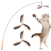 JXFUKAL baguette face avant montrant le fil, attire et amuse le chat