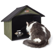 K&H abri couvert olive face avant montrant protection des gamelles