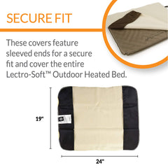 K&H housse sur lit chauffant en usage pour animal confortable
