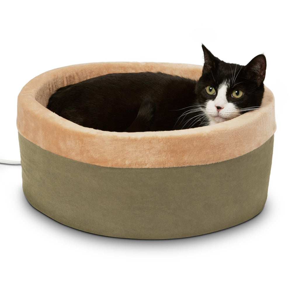 K&H Thermo-Kitty face avant montrant le lit chauffant et confort douillet