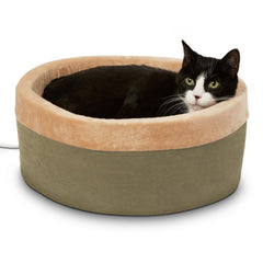 K&H Thermo-Kitty face avant montrant le lit chauffant et confort douillet