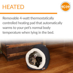 K&H Thermo-Pet Cave porte arrière ouverte transformable en tunnel pour jeu