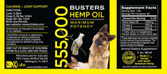 K2xLabs Buster's gros plan bouteille montrant texture et pureté