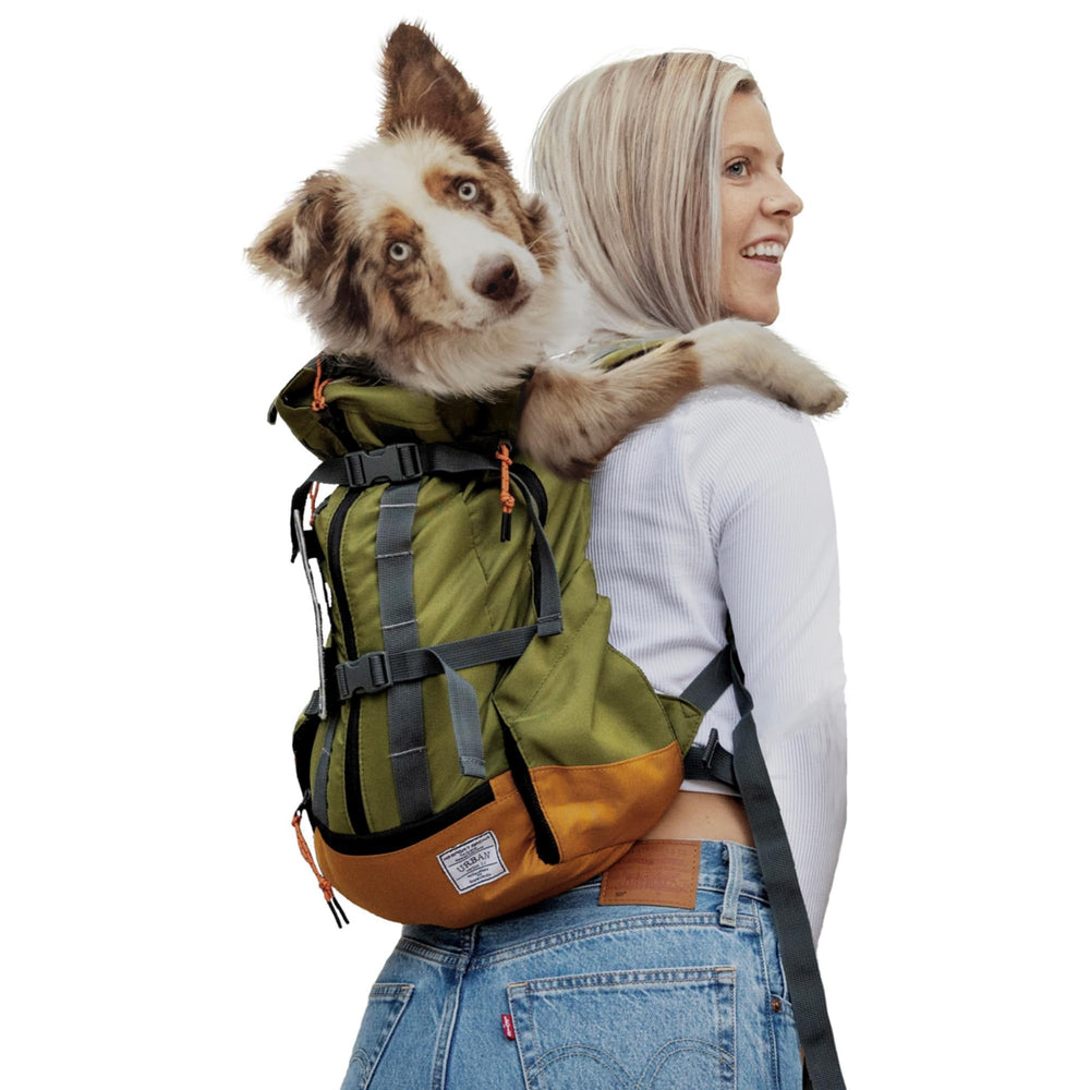 K9 Sport Sack face avant montrant design Leafy et rangement quotidien