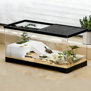 KAKOOTI aquarium face avant montrant la transparence et sécurité