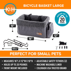 K&H gros plan doublure polaire amovible offrant confort lavable
