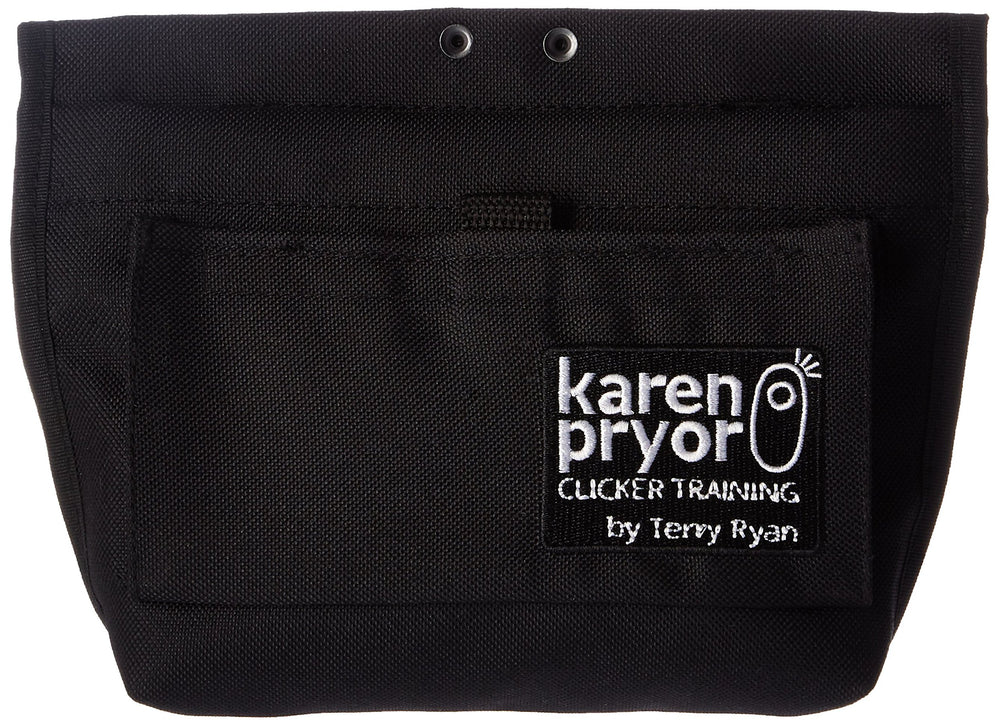 Karen Pryor Clicker Training pochette avant montrant fermeture pratique et accès rapide